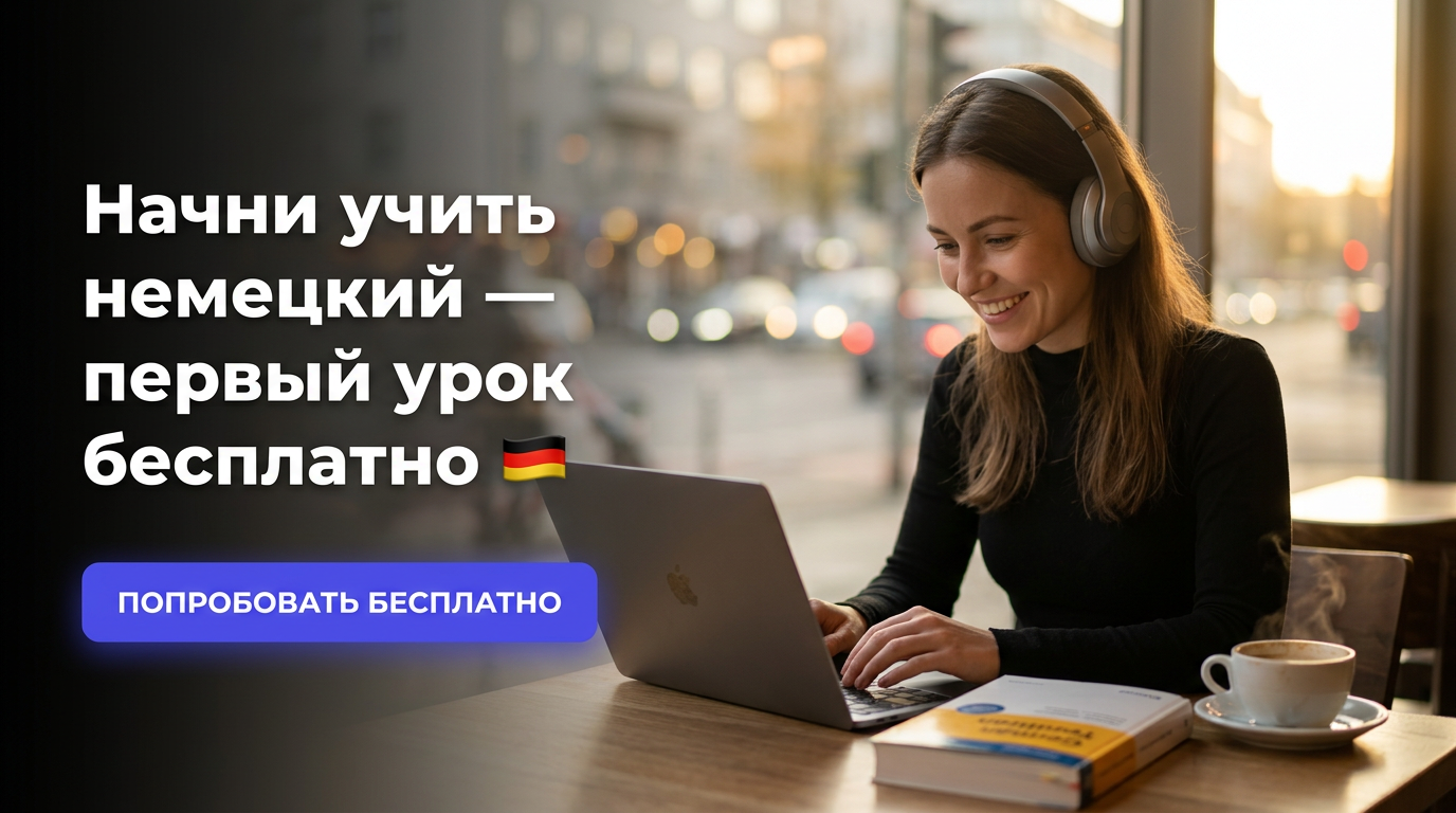 Начни учить немецкий — первый урок бесплатно
